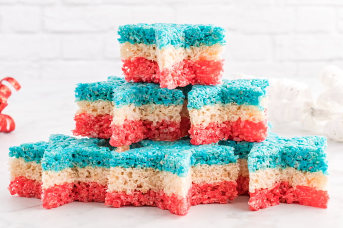 Image for Patriotic Rice Krispie Treat Stars