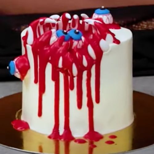 Image for Man Eater Halloween Illusion Cake 