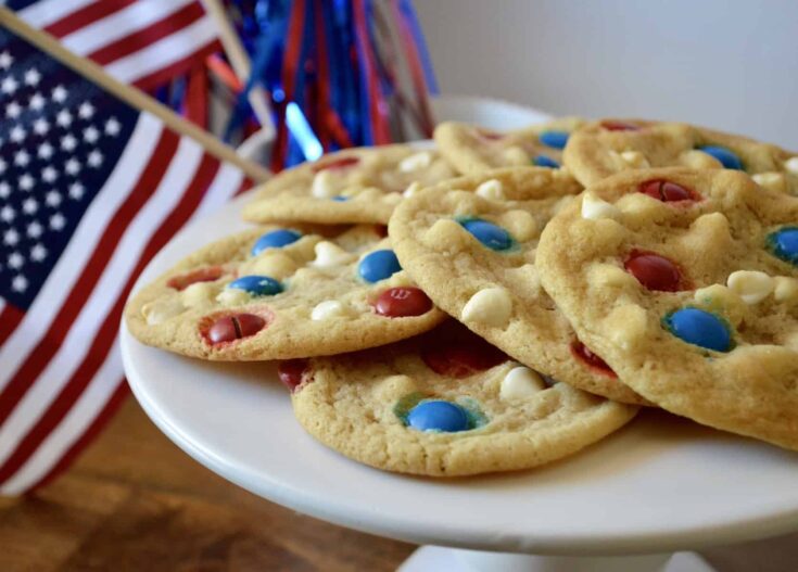 Image for 4th of July Cookies with M&M's