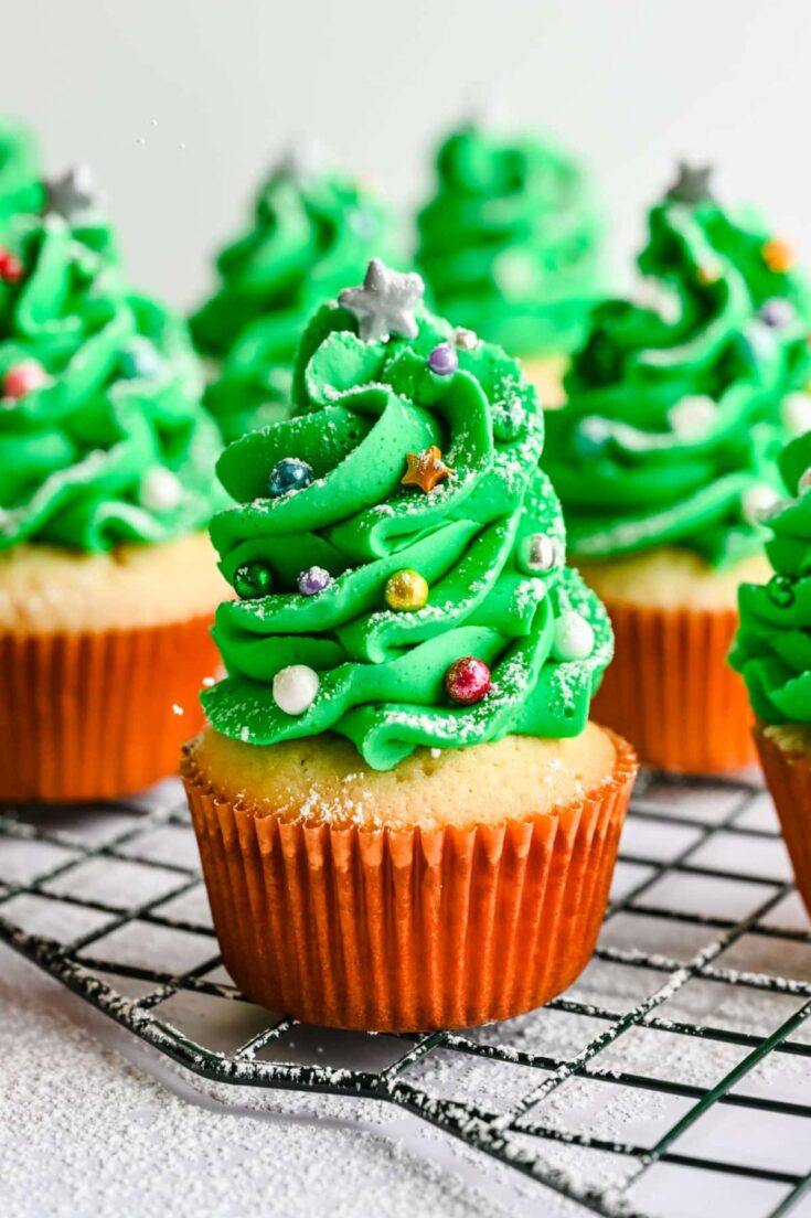 Image for Christmas Tree Cupcakes