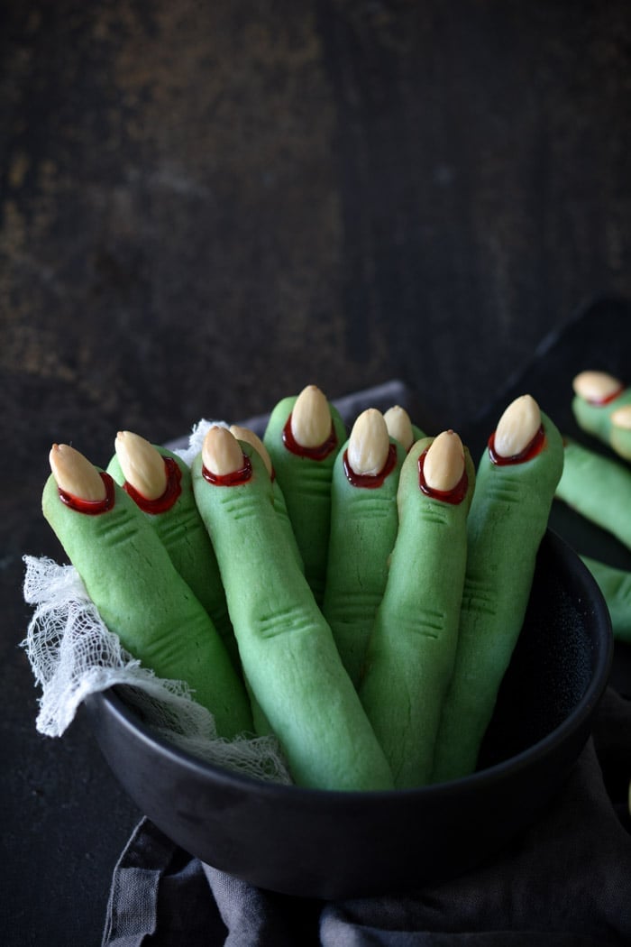 Image for Creepy Witch Finger Cookies