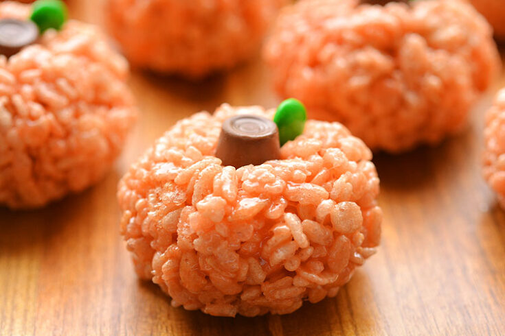 Image for Rice Krispie Treat Pumpkins