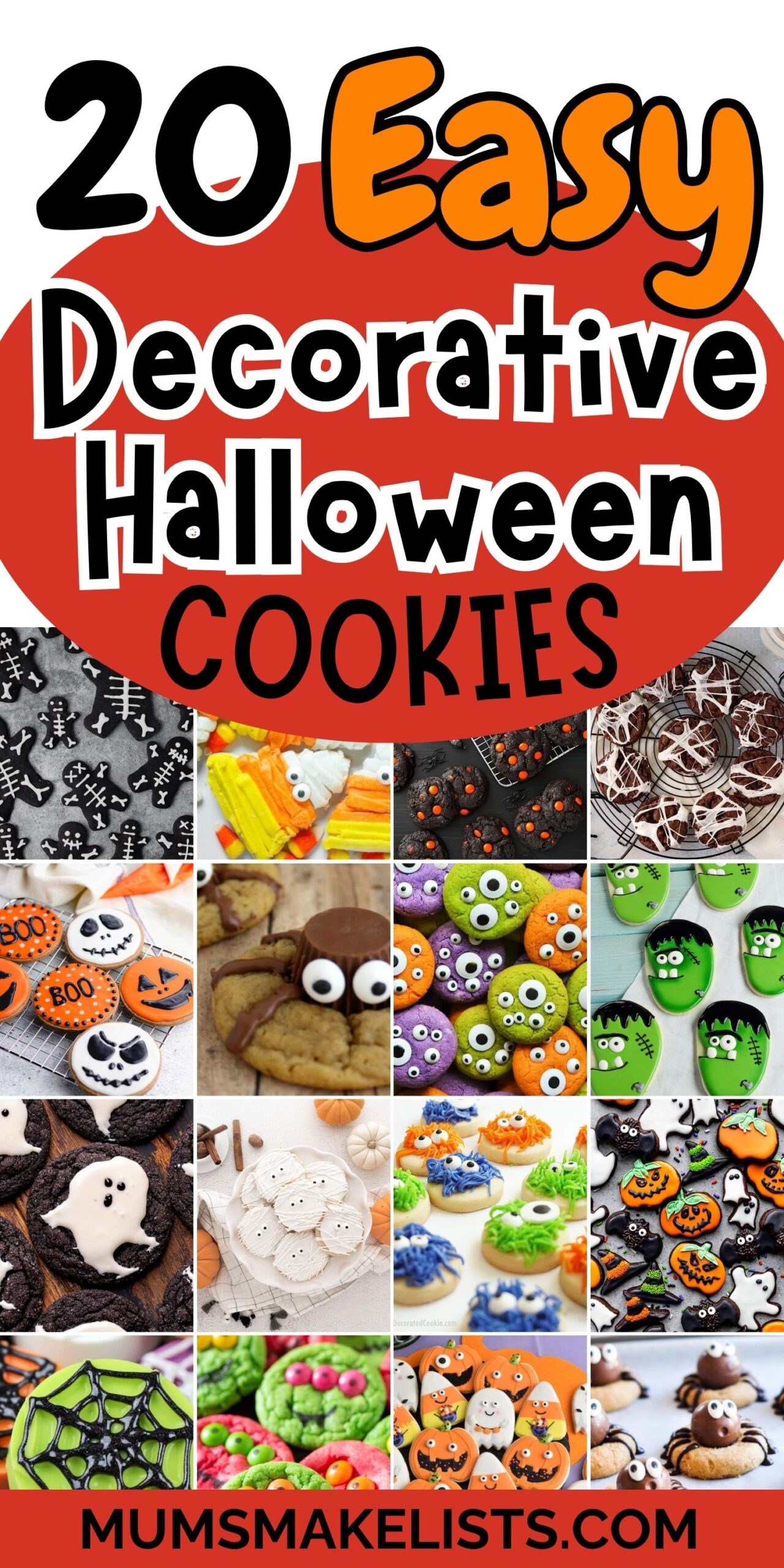 20 Cute (and creepy) Halloween Cookie Design Ideas 25