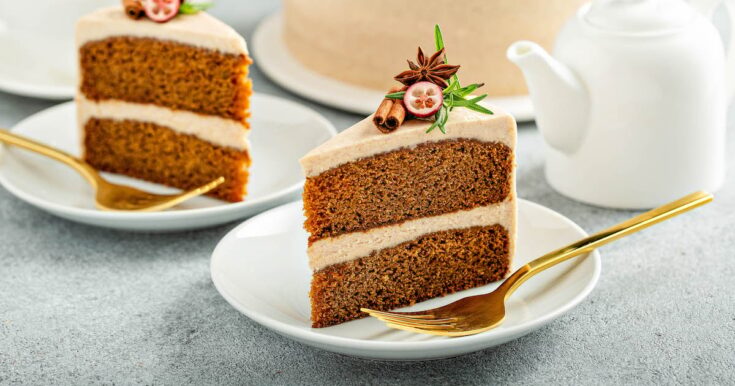 Image for Gingerbread Cake | Layered Cake With Cinnamon Cream Cheese Frosting!
