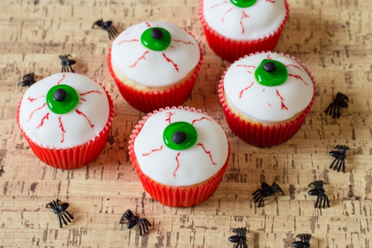 Image for Easy Halloween Eyeball Cupcakes