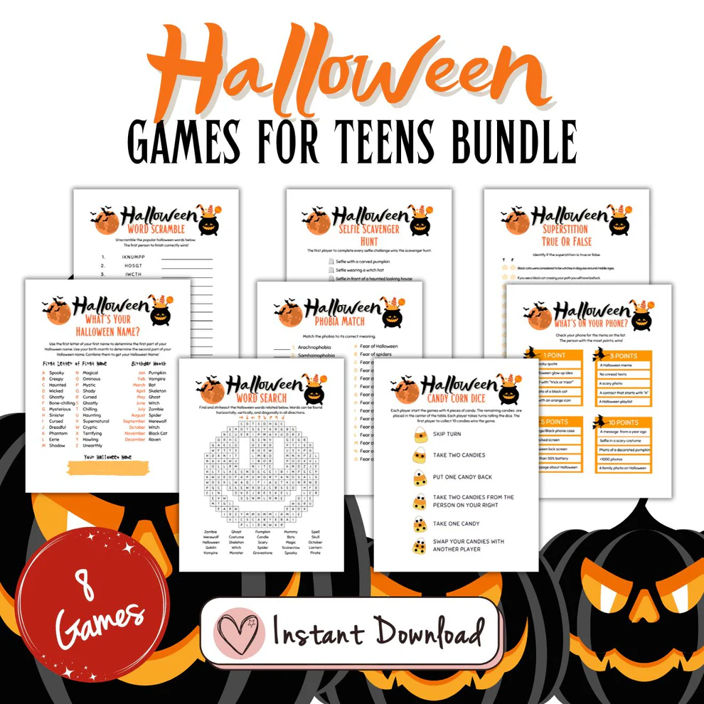 20 Cute (and creepy) Halloween Cookie Design Ideas 22 Printable Halloween Games For Teens