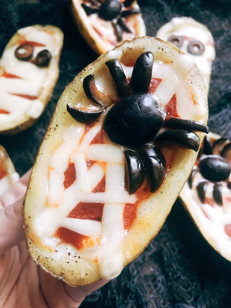 Image for Halloween Pizzas Potato Skins