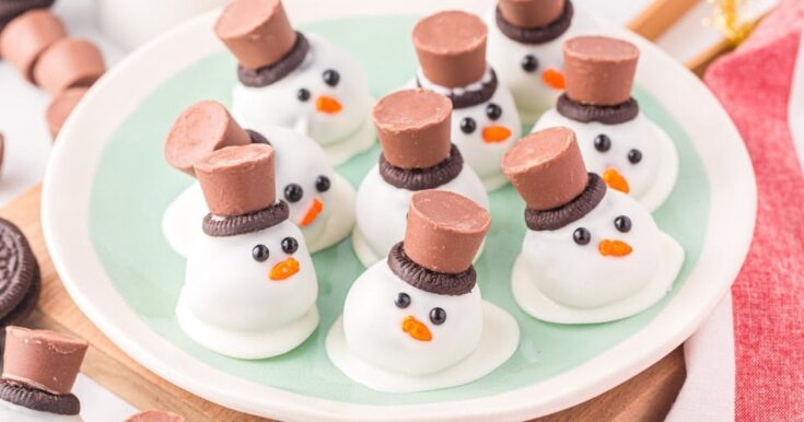 Image for Melted Snowman Oreo Balls