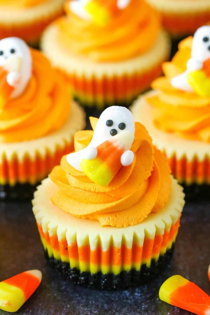 Image for Mini Candy Corn Cheesecakes 