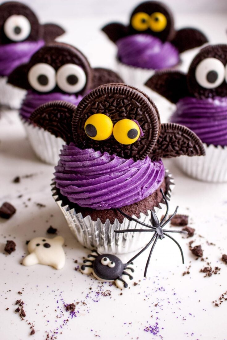 Image for Spookily Cute Halloween Bat Chocolate Cupcakes
