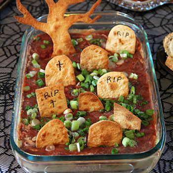 Image for Graveyard taco dip
