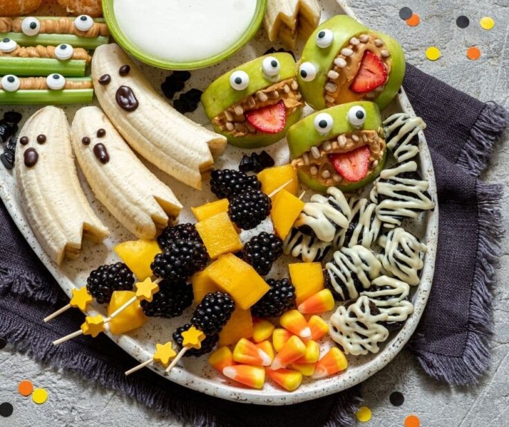 Image for Healthy Halloween Snack Board
