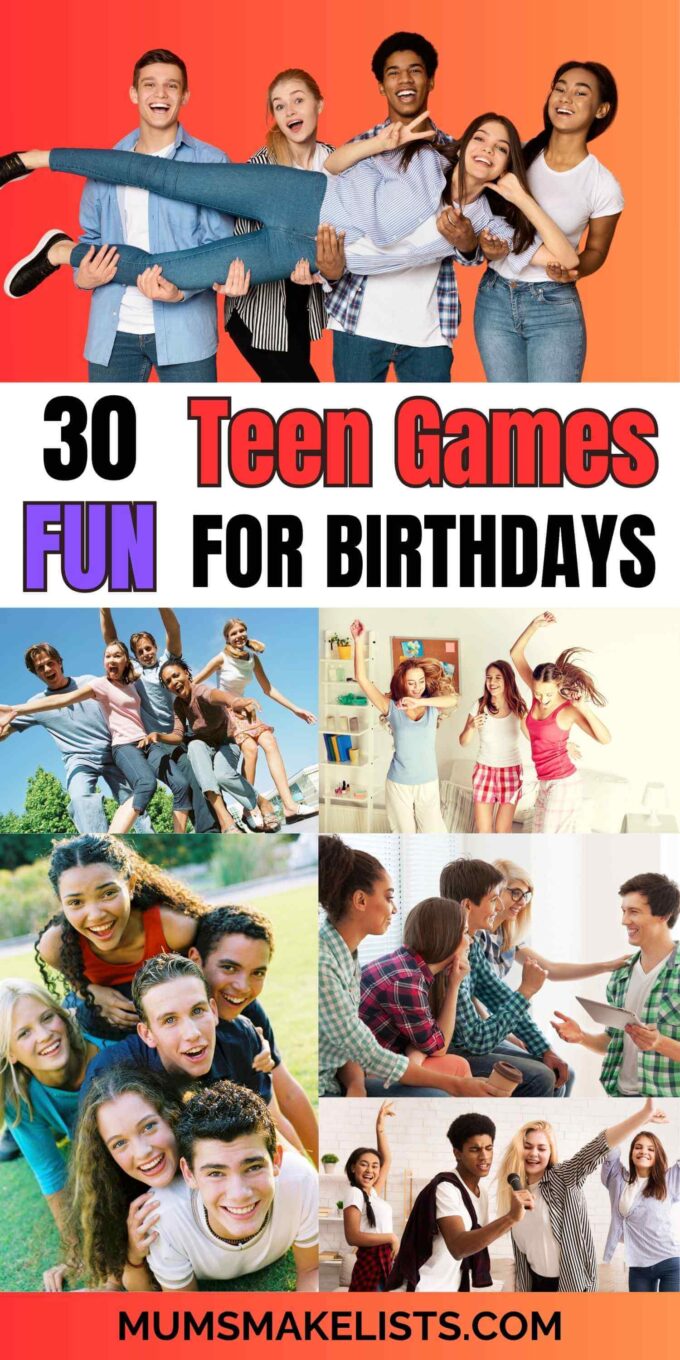 30 Birthday Games Ideas For Teens To Play