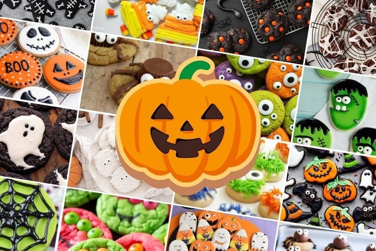A selection of Scary Halloween Cookies