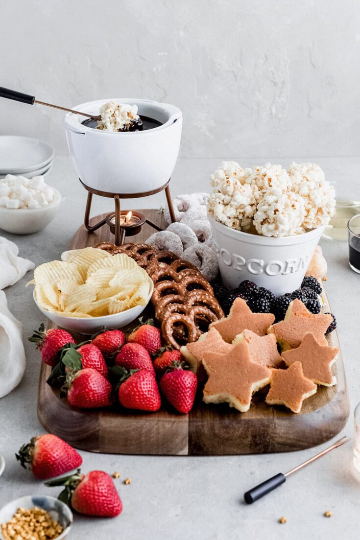 Image for The Chocolate Fondue Dessert Board