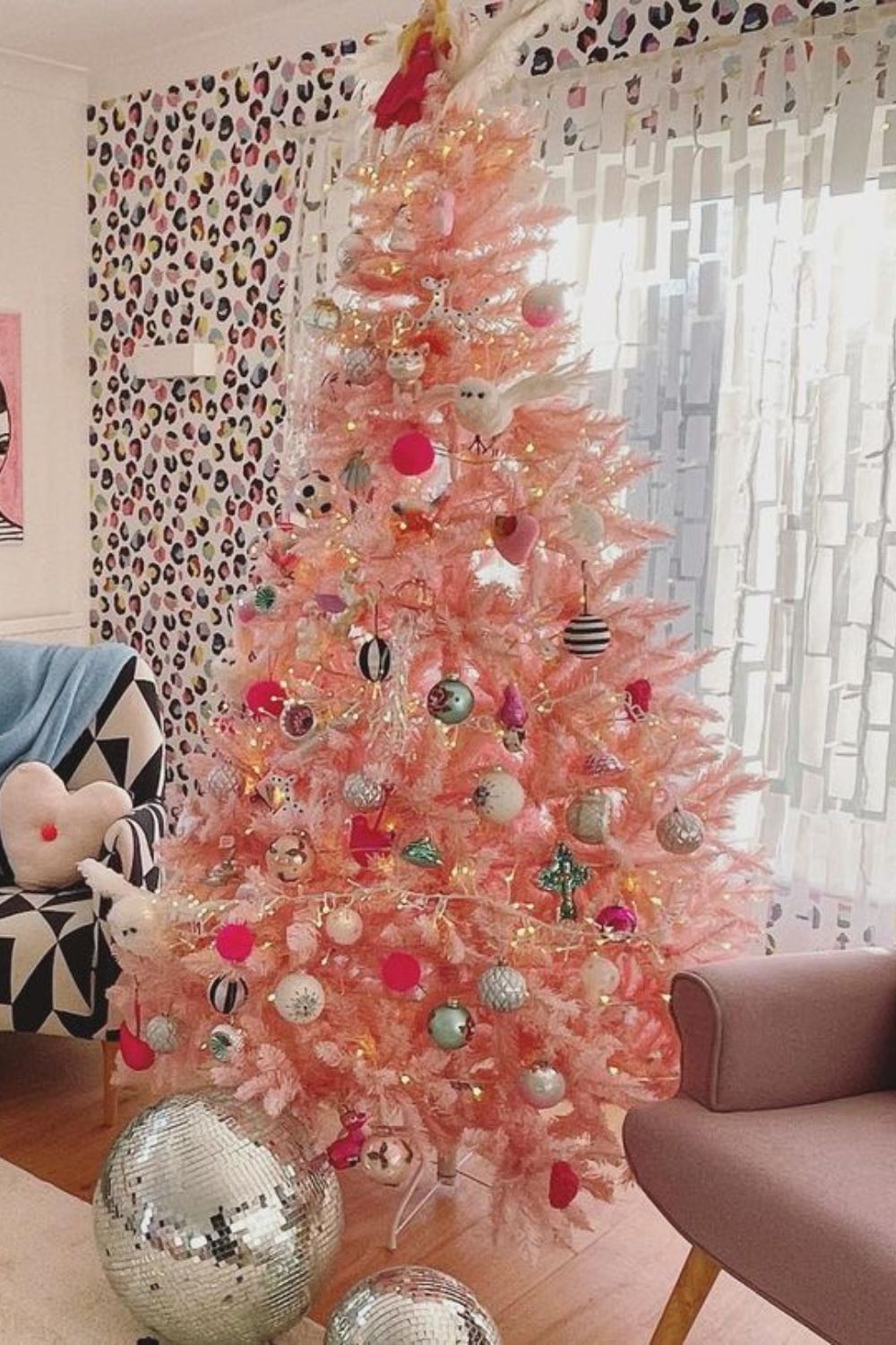 18 Pretty Pink Christmas Tree Decorating Ideas that pack a punch! 5