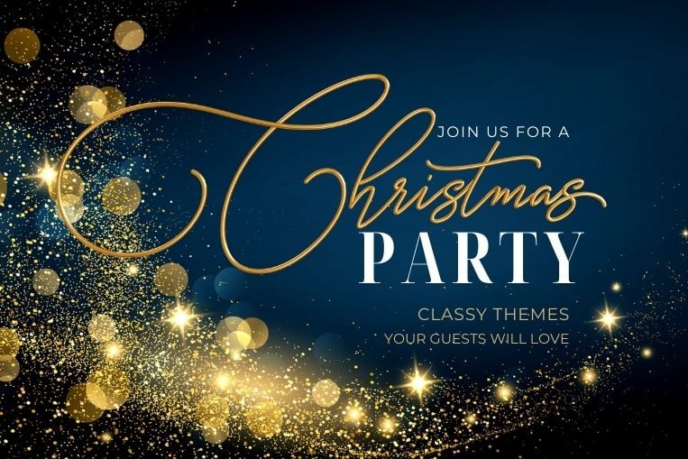 Invitation to a classy Christmas Party