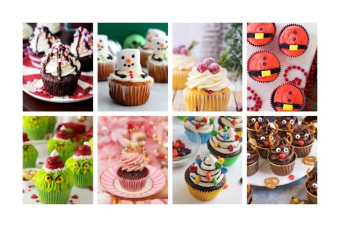 21 Cute Christmas Cupcake ideas for cosy festive feasting