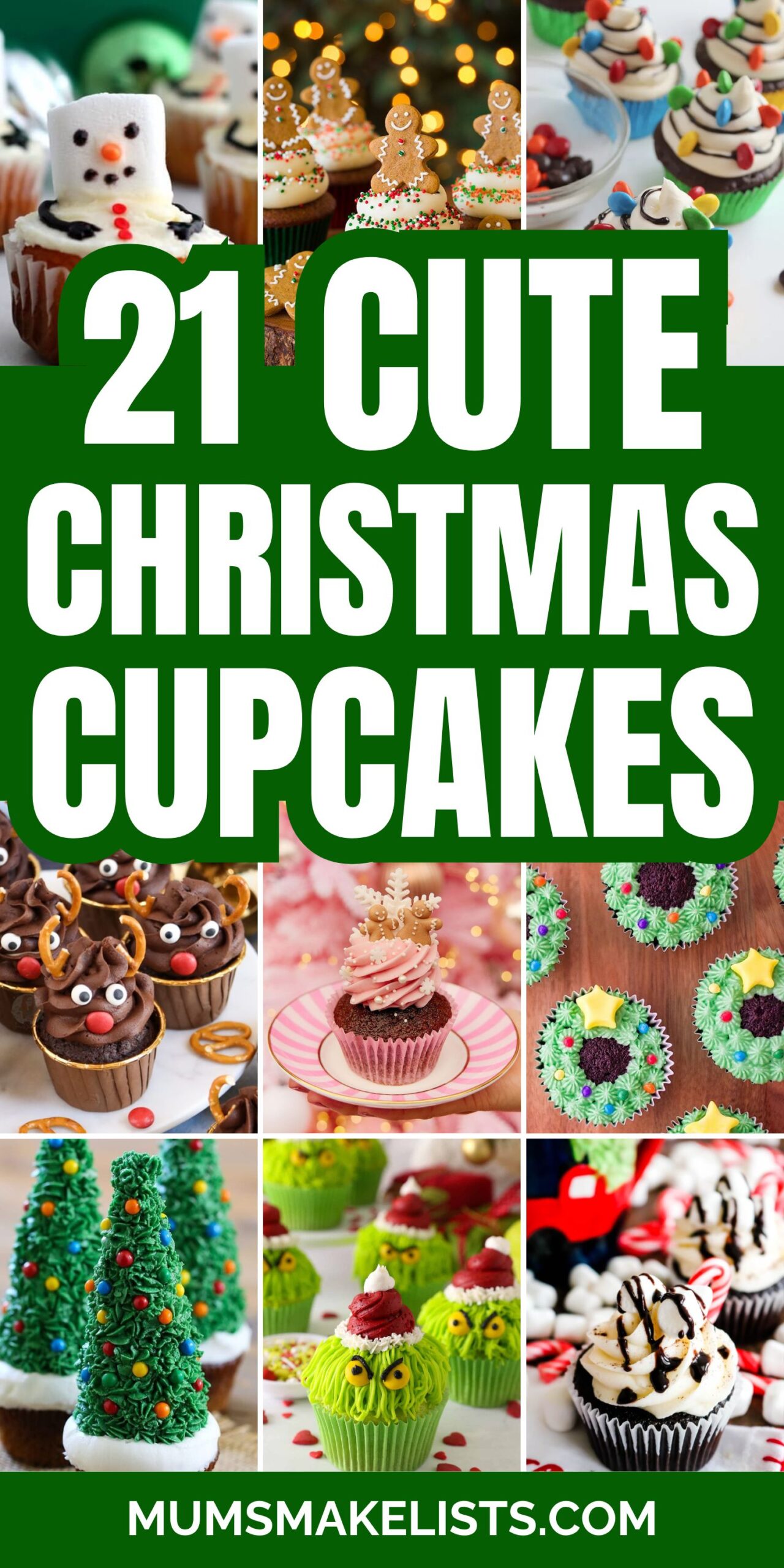 21 Cute Christmas Cupcake ideas for cosy festive feasting 23
