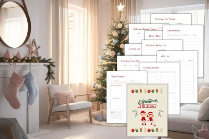 Christmas Planner Bundle Free MML