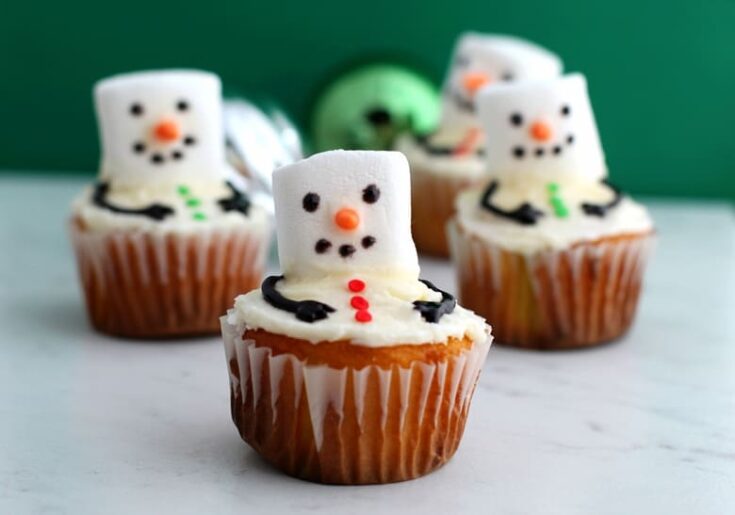 Image for Easy Melting Snowman Cupcakes