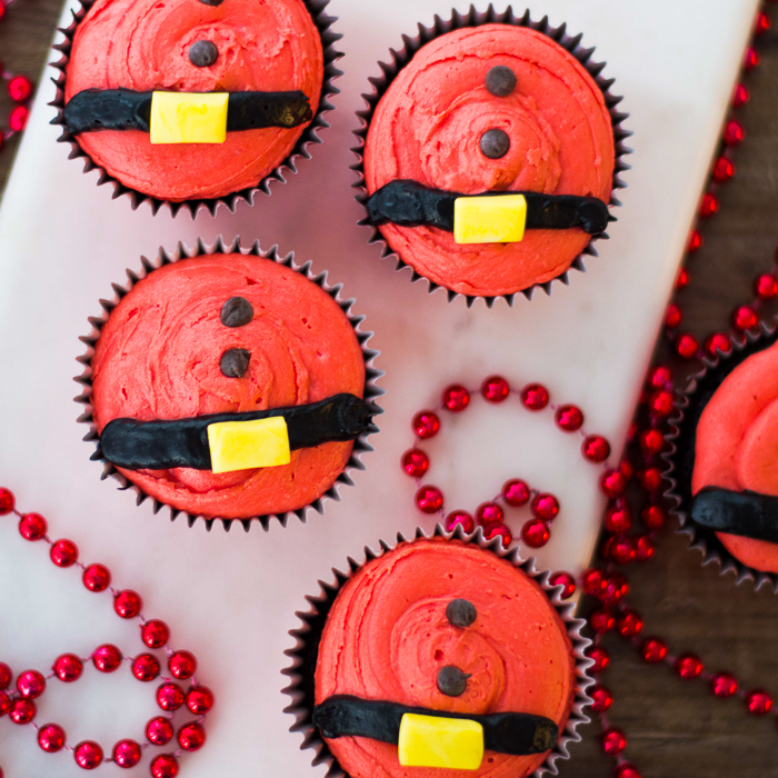 Image for Christmas Cupcakes with a Santa Belt