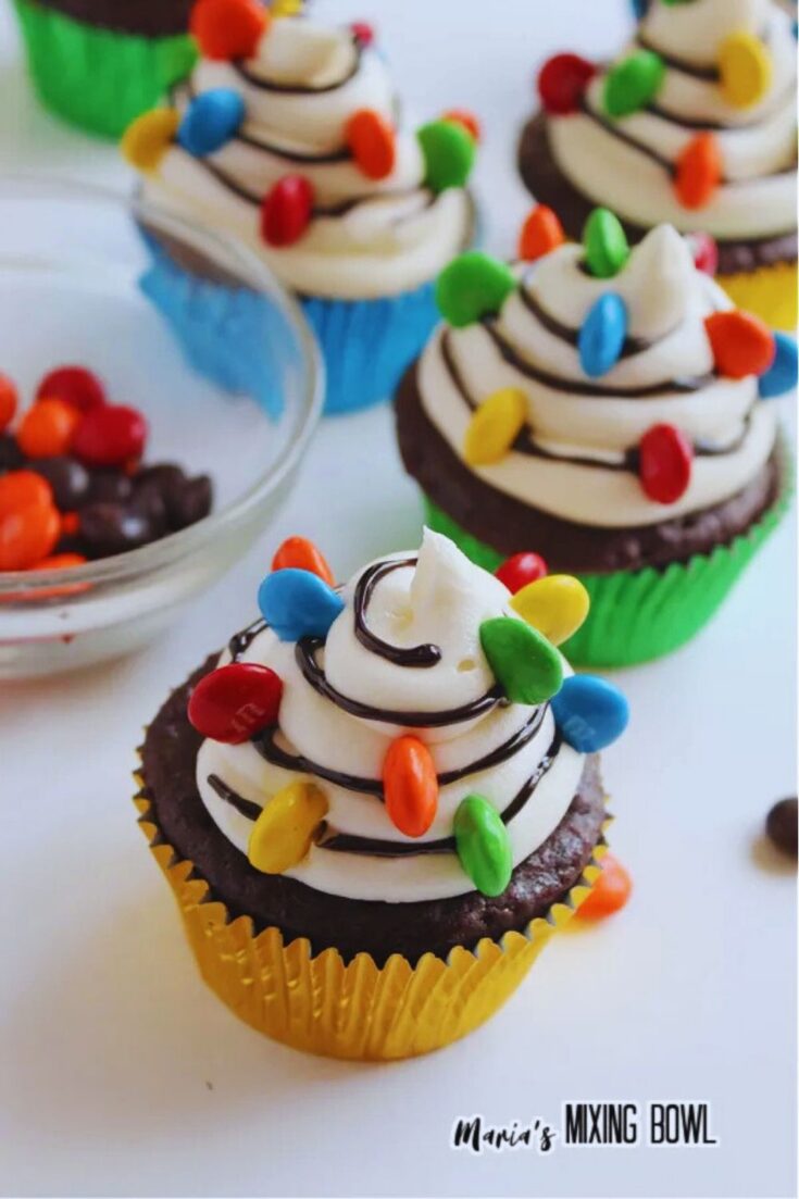 Image for Christmas Lights Cupcakes
