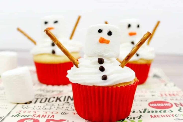 Image for Melting Snowman Cupcakes