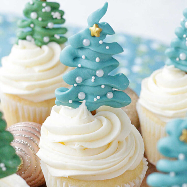 Image for Christmas Tree Cupcake Toppers