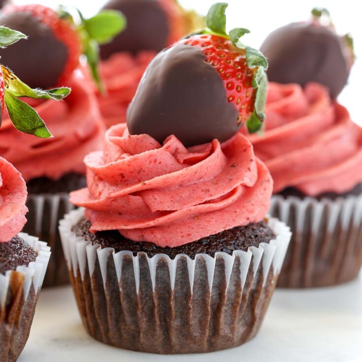 Image for Chocolate Covered Strawberry Cupcakes