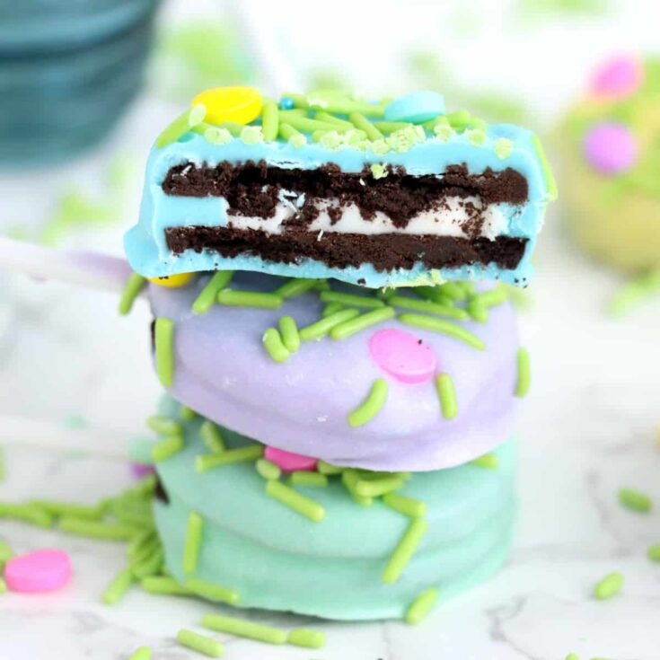 Image for Easter White Chocolate Covered Oreos