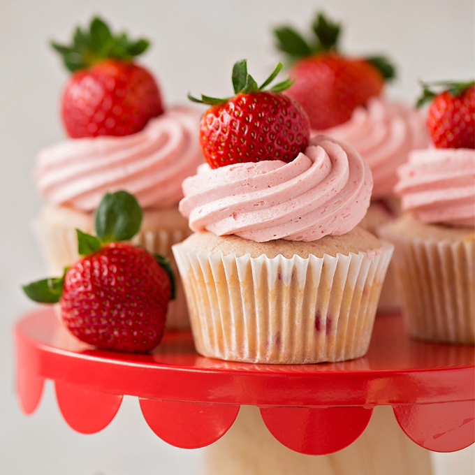 Image for Cute Strawberry Cupcakes