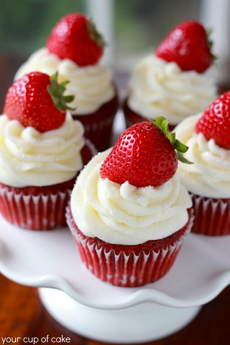 Image for Strawberry Red Velvet Cupcakes
