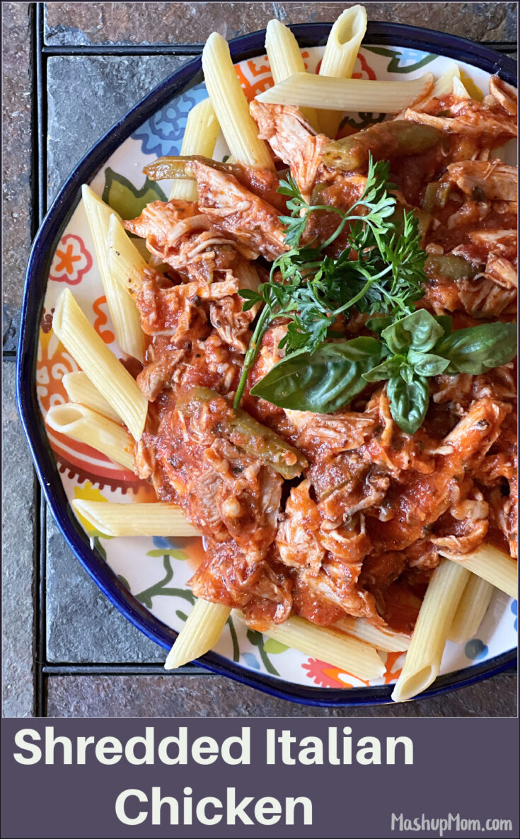 Image for Shredded Italian Chicken (Instant Pot or slow cooker)