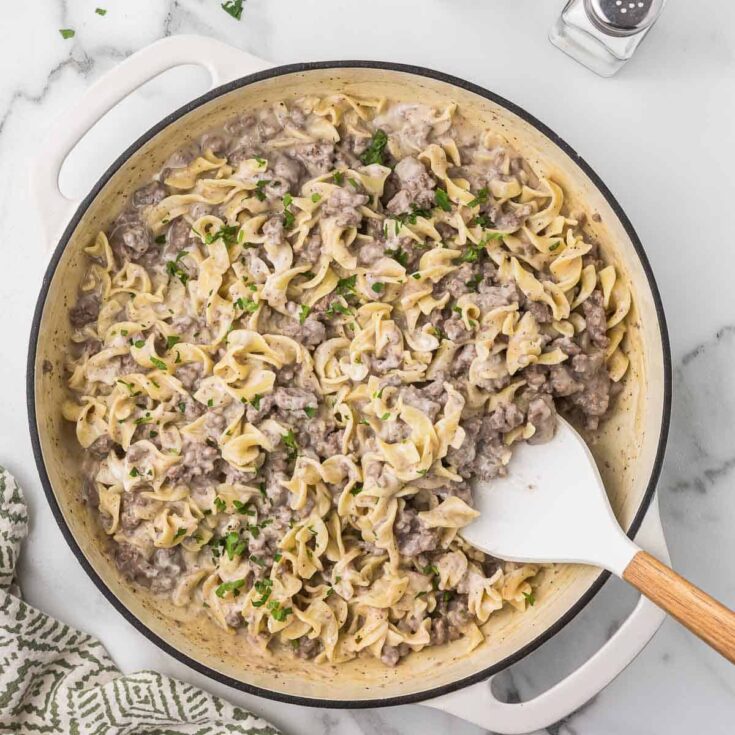 Image for The Best Hamburger Stroganoff Recipe