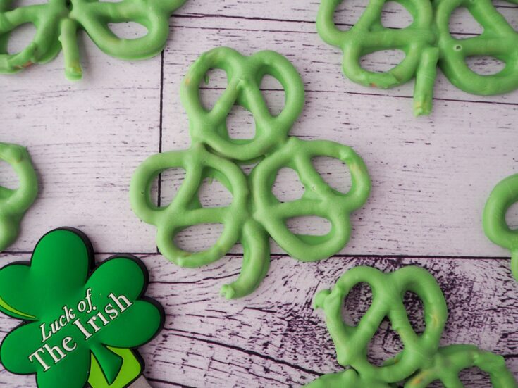 Image for Shamrock pretzels