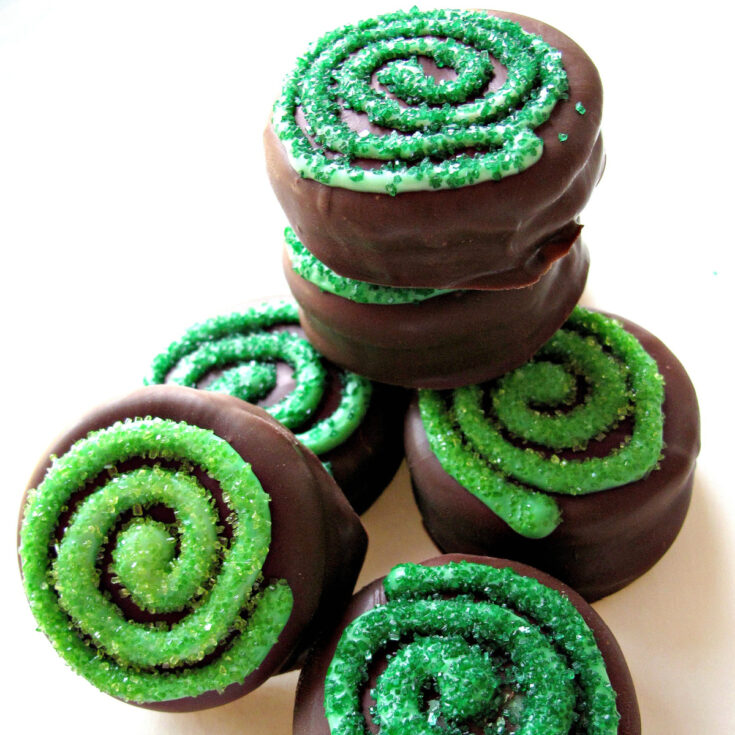 Image for St. Patrick's Day Chocolate Covered Oreos