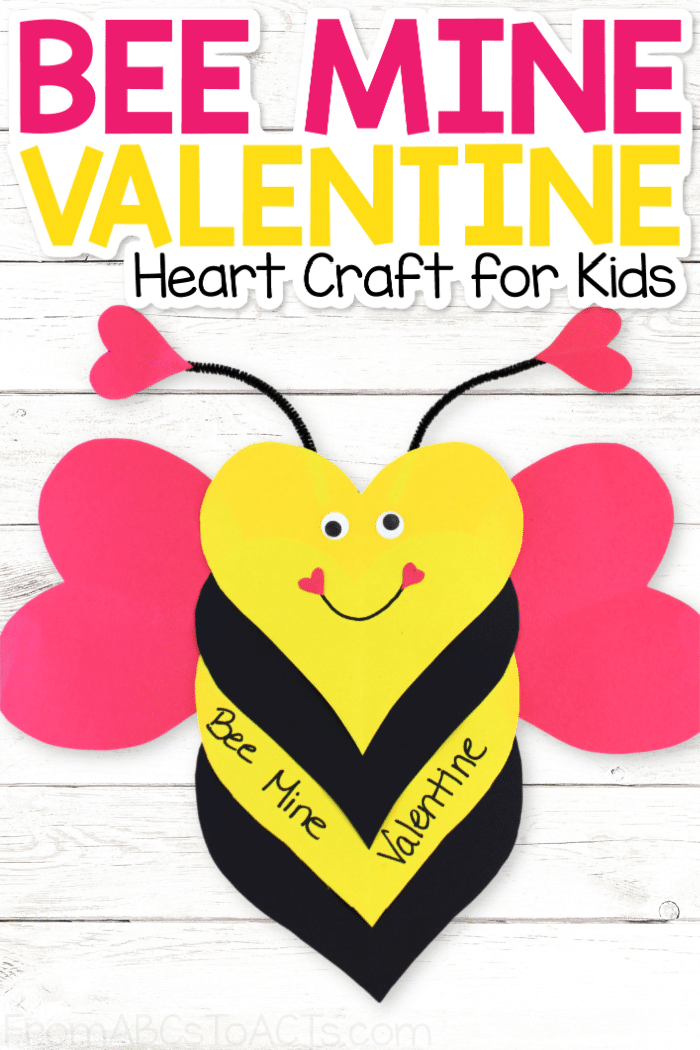 Image for Bee Mine Valentine Craft for Kids