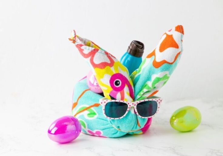 Image for How to Make a Bunny with a Beach Towel