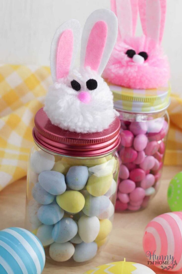 Image for Adorable Easter Jar Craft Using Dollar Tree Supplies