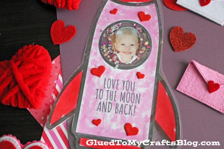 Image for Valentine's Day Rocket Photo Ornament
