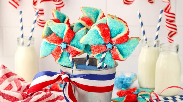 Image for Patriotic Pinwheel Cookies