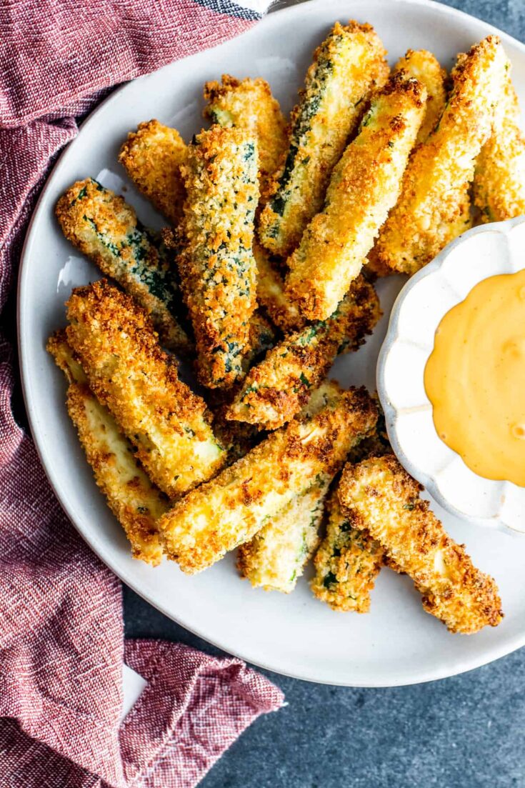 Image for Garlic Parmesan Air Fryer Zucchini Fries