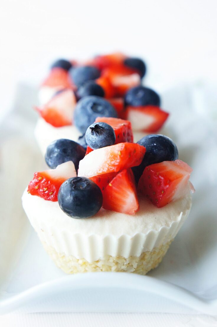Image for No-Bake Vegan Lemon Berry Cheesecake Cups