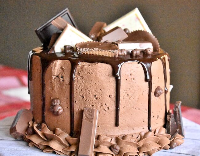 Image for Decadent Candy Bar Cake