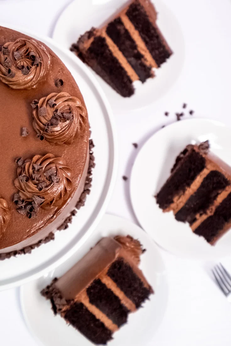 Image for Extra MOIST Triple Chocolate Cake Recipe