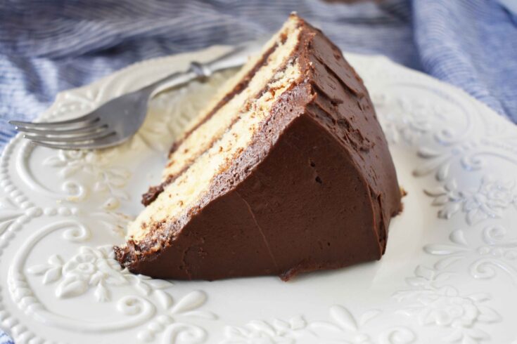 Image for Yellow Birthday Cake with Milk Chocolate Frosting