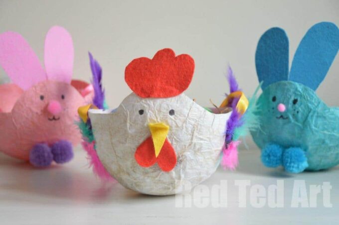 18 Cute And Quirky Easter Craft Ideas To Make For Kids or With Kids