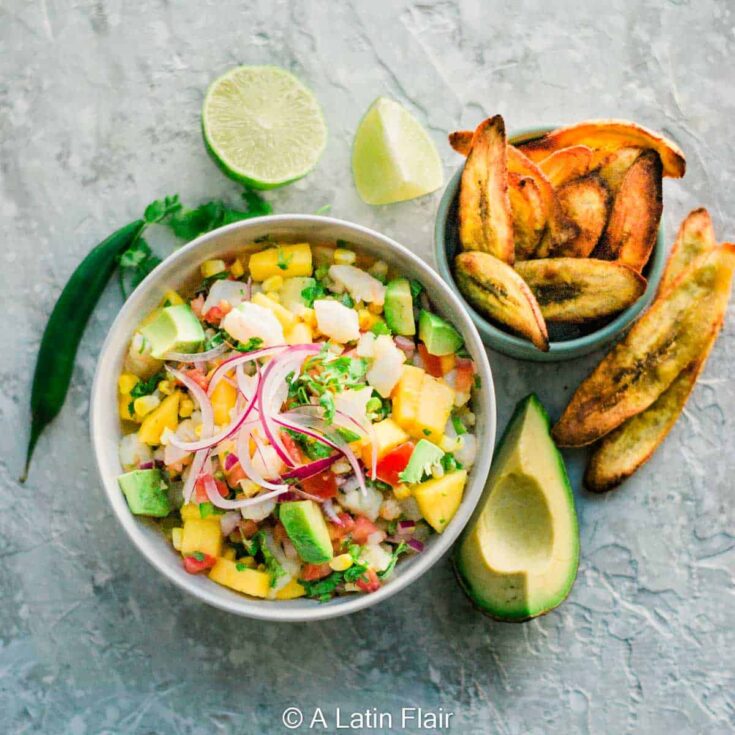 Image for Mango Shrimp Ceviche with Avocado (Ceviche de Camaron y Mango)