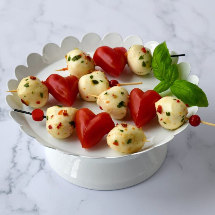 Image for Heart Caprese Skewers